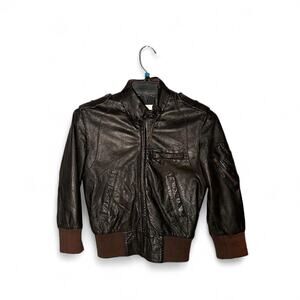All saints vintage leather jacket